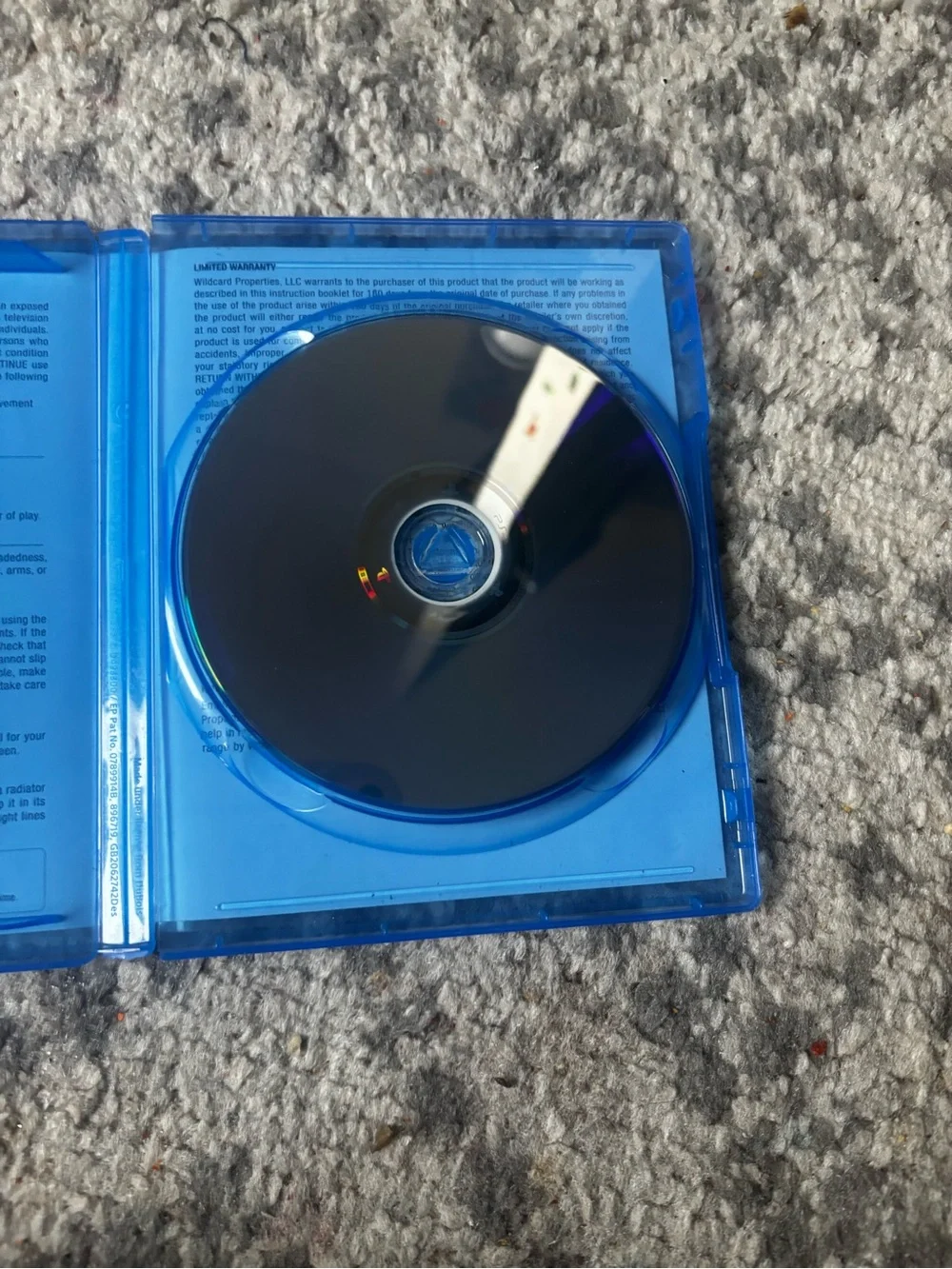 Sony PS4 ARK: Survival Evolved - Blue Case Artwork/Untested/As-is